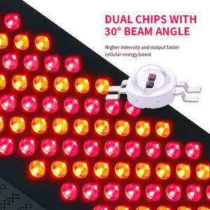 REDSKY Stehende Dual-Chip 610nm 660nm 850nm 940nm 4-Wellenlängen 150 LEDs Infrarot-Rotlicht-Panel mit US-Stecker - Product Image 2