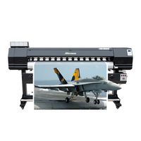Gran formato ancho 1,8 m 2,5 m 3,2 metros dx5 xp600 cabezal eco solvente impresora plotter de corte Graphtec más asequible