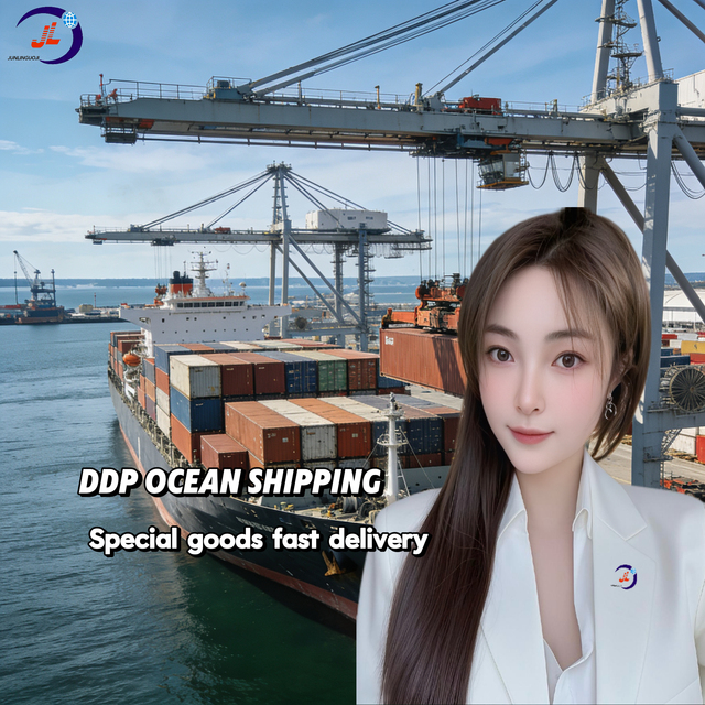 Door Door Shipment DDP Sea Transport Shenzhen China Canada LCL+Express Logistics Services Customs Clearance Agent JUNLIN 24/7