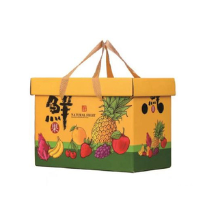 Tùy chỉnh xách tay các tông sóng hộp giấy cho trái cây quà tặng và các sản phẩm nông nghiệp cho các sản phẩm vận chuyển bao bì - Product Image 3