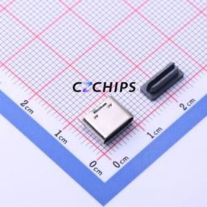 TYPE C-CQ-102PWB USB Connector SMD Connector ( Connector Type: Type-C )( Gender: Female )( Mounting Type: Vertical Mount ) - Product Image 1