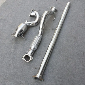 Kit d'échappement et de collecteur en acier inoxydable pour VW <span class=keywords><strong>Golf</strong></span> 6 1.6L 1.4T Turbo - Product Image 1