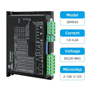 2DM542 CNC Micro Step Stepper Driver For 2-phase Hybrid Nema23 Nema34 Stepper Motor