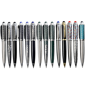 <span class=keywords><strong>Penna</strong></span> <span class=keywords><strong>a</strong></span> <span class=keywords><strong>Sfera</strong></span> Retrattile in Metallo Ultra-<span class=keywords><strong>Fine</strong></span> di Alta Qualità ed Eleganza, con Inchiostro Nero/Blu, <span class=keywords><strong>Punta</strong></span> da 1.0mm, per Regali Aziendali e Pubblicità - Product Image 6