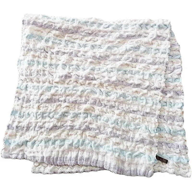 Japon tarzı pamuk spandex elastik sevimli kabarcıklar spor el banyo havlusu havlu battaniye
