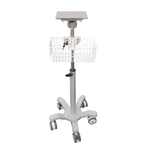 IN-PT Prijs Aluminium Medische Mobiele Trolley Trolley Trolley Trolley Van Vliegtuigkwaliteit Voor Draagbare Echografie