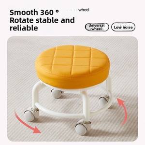 Chaises modernes pour enfants <span class=keywords><strong>Kingpower</strong></span> en plastique coloré, tabourets roulants confortables avec rotation à 360 degrés pour les chaises de repas des enfants - Product Image 5