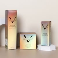 Boîte d'emballage cosmétique de luxe personnalisée pour huile pour le visage et sérum, boîte pliante en papier imprimé, fabricant OEM