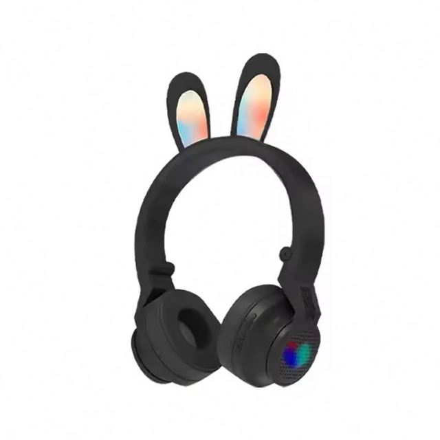Good-Looking Cute Headphones for Girls High Quality Wireless Earbuds With Headset Luminous Rabbit Ears Cartoon Kids BT Headsets
