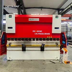 Máquina dobladora de placa de hoja económica 160T/3200 Freno de prensa hidráulica CNC con controlador DA53T