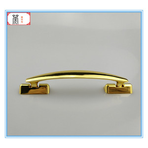 Zinc Alloy Polished Flat <b>Handle</b> 128x20mm Gold Plating <b>Drawer</b> <b>Handle</b> For Leather Gift Wooden Boxes - Product Image 2
