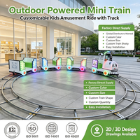 Train miniature pour enfants, manège de parc d'attractions, mini-tracks, alimenté par batterie, grande capacité, utilisation en extérieur/intérieur, à la maison, à l'école, à usage commercial pour les enfants