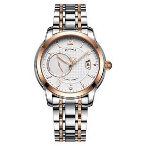 Dual calendar automatic mechanical watch <b>waterproof</b> stainless steel <b>wristwatch</b> business watch men's sports watch - Product Image 1