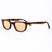 Lunettes de soleil de luxe 2513 en acétate de haute qualité, monture petite, motif écaille vintage, verres polarisés TAC, personnalisables avec logo, pour femmes et hommes
