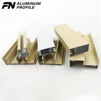 Profilés en aluminium sur mesure de l'usine de Foshan, extrusion d'alliage, cadre OEM, profilés de fenêtres en aluminium