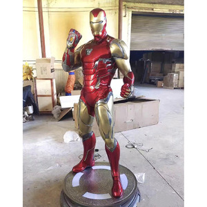 Statue Iron Man en résine, taille réelle 1/1, décoration intérieure, Mk7 Mk50 Mk85, sculpture de <span class=keywords><strong>2</strong></span> mètres avec éclairage LED - Product Image 3
