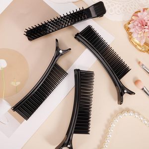 Pinces de coiffure personnalisées d'usine, pinces de sectionnement noires, pinces <span class=keywords><strong>à</strong></span> griffes noires pour salon, vente en gros, épingles <span class=keywords><strong>à</strong></span> <span class=keywords><strong>cheveux</strong></span> - Product Image 4