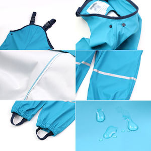 Costume imperméable pour enfant, salopette imperméable pour bébé, pantalon pour enfant en bas âge, combinaison pour fille, ensemble <span class=keywords><strong>veste</strong></span> et pantalon pour garçon, vêtements de pluie pour enfants - Product Image 5