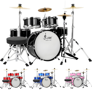 Slade nhà máy OEM ODM bán buôn trẻ em chuyên nghiệp cụ gõ trẻ em trống Bộ 5 Trống 4 Cymbals trống Kit - Product Image 1