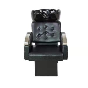 เก้าอี้สระผมแบบนั่งสำหรับร้านทำผม, เตียงสระผมแบบกึ่งเอนสำหรับร้านทำผม, เตียงสระผมสำหรับพื้นที่ขนาดเล็ก - Product Image 1