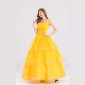 Disfraz de Princesa de Cuento de Hadas para Mujer, Estilo Elegante, Conjunto Completo, Tela de Poliéster, para Halloween, Eventos, Cosplay, Fiestas - Product Image 4