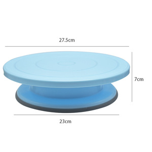 DIY Cake Turntable Baking Mold Plastic Cake Plate Rotating Round Cake Decorating Tools Rotary Table Pastry Supplies