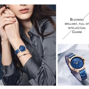 Drioshipping Fashion Golden Stainless Steel Women Watches Lady Luxury Brand Women's Watches Female Quartz <b>Clock</b> Montre Femme - Product Image 2