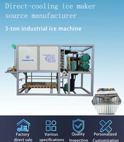 Machine à glaçons en blocs ultra-efficace avec PLC et moteur intégrés |   Production rapide de glace de qualité industrielle pour usage intensif