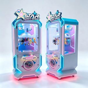 STAR LUCKY WHEEL Clip Gift Machine Amusement Arcade Cut Prize <b>Game</b> Machine Shopping Mall <b>Hook</b> Doll Scissors Machine - Product Image 4