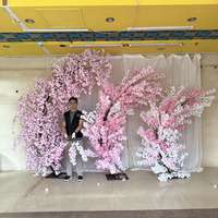 Arche décorative de mariage en fleurs de cerisier artificielles, toutes tailles disponibles, pour la vente
