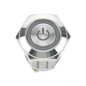 <span class=keywords><strong>Interrupteur</strong></span> à bouton-poussoir industriel de haute qualité, 19 mm, éclairé par LED, connexion fiable, construction durable, fonctionnement simple - Product Image 6