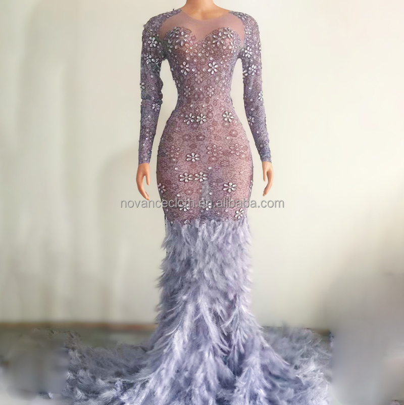 Elegant Long Sleeve Shiny Formal Dresses | Premium Evening Gowns