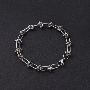 G.T 2022 <span class=keywords><strong>gioielli</strong></span> in argento Stock Hip Hop 7/9/11mm in acciaio inox chicchi di caffè naso di maiale <span class=keywords><strong>Marina</strong></span> bracciale a catena a maglia per uomo donna - Product Image 5