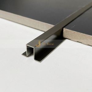 EX1023 Modern Stainless Steel Custom Profile Tile <b>Trims</b> <b>for</b> Interior Decoration Solutions Durable & Waterproof - Product Image 2