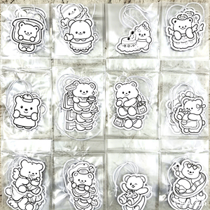 Diffuseur de parfum pour voiture en carton, design mignon de dessin animé, parfumé, longue durée, différentes odeurs - Product Image 4
