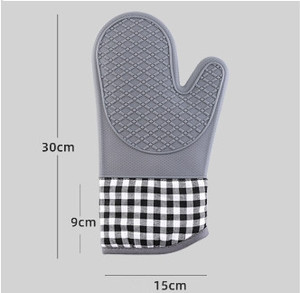 Insulated Oven Silicone Heat-proof Oven Mitts Microwave Oven Baking <b>Tools</b> Household Kitchen Bar Bakeware - Product Image 6
