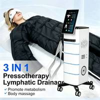 Appareil de pressothérapie verticale Maquina Presoterapia, combinaison à air comprimé pour tout le corps, massage des yeux infrarouge, salon