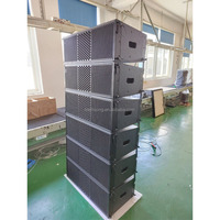 Nouvelle arrivée, enceinte de scène active à 3 voies DSP double 10 pouces, système audio professionnel extérieur 1500W, fréquence 50-20kHz