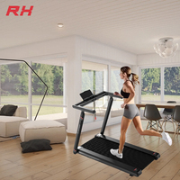 Tapis de course électrique pliable et portable personnalisé avec écran LED et plaque vibrante en ABS