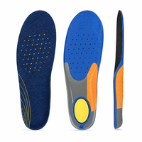 Semelles orthopédiques robustes pour hommes, soutien de la voûte plantaire, talon en gel, mousse PU, soutien en TPU pour bottes de travail
