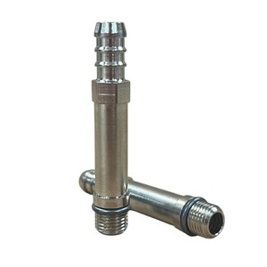 Raccord mâle Bremboflex avec joint torique DN6 en laiton, raccord de tuyauterie basse pression, métrique, nickelé, pièce de système CVC - Product Image 1
