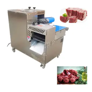 Small Scale Electric auto coconut machine cut water and meat extraction frozen meat dicing machine electric meat cutter slicing