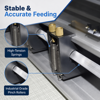 Plotter de Corte de Vinilo Industrial TT450 de 17.7 Pulgadas, Pantalla Táctil con Contorno Automático, Máquina de Corte de Papel de Alta Precisión, Impresión por Sublimación