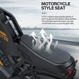 Vélo électrique COSWHEEL GT20, vélo électrique à gros pneus, 48V, 1500W, <span class=keywords><strong>moteur</strong></span> moyeu haute puissance, vélo électrique <span class=keywords><strong>pour</strong></span> adultes - Product Image 3