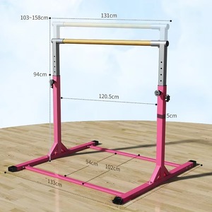 Exercise Gymnastic <strong>Bar</strong> 130cm Adjustable for <strong>Kids</strong> <strong>Horizontal</strong> Sports Gym Training <strong>Kids</strong> Kip <strong>Horizontal</strong> <strong>Bar</strong>