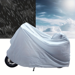 Wholesale Motorcycle Clothing PEVA Single Layer Rainproof <b>Sunscreen</b> Cover Vehicle Protective Rain - Product Image 5