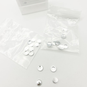 เบ้าหลอมอะลูมิเนียมทนไฟบริสุทธิ์สูงสำหรับ Mettler แบบแบน ไม่มีแกน D6 มม. สูง 1.7 มม. 40 ไมครอน - Product Image 3