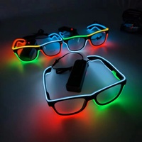 Venta Directa de Fábrica, Gafas LED para Fiesta de Halloween |   Multicolor y Multistilo, 3 Modos, Alto Brillo