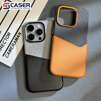 2025 luxe en cuir bicolore porte-carte coque de téléphone magnétique antichoc Durable Anti-chute pour iPhone 17 nouveaux étuis de téléphone portable