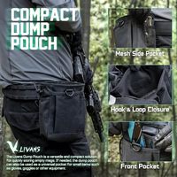 Sac à dos tactique avec pochette pour téléphone tactique, nylon imperméable, système Molle, sac de rangement pour voyages et randonnées en plein air, logo personnalisé OEM